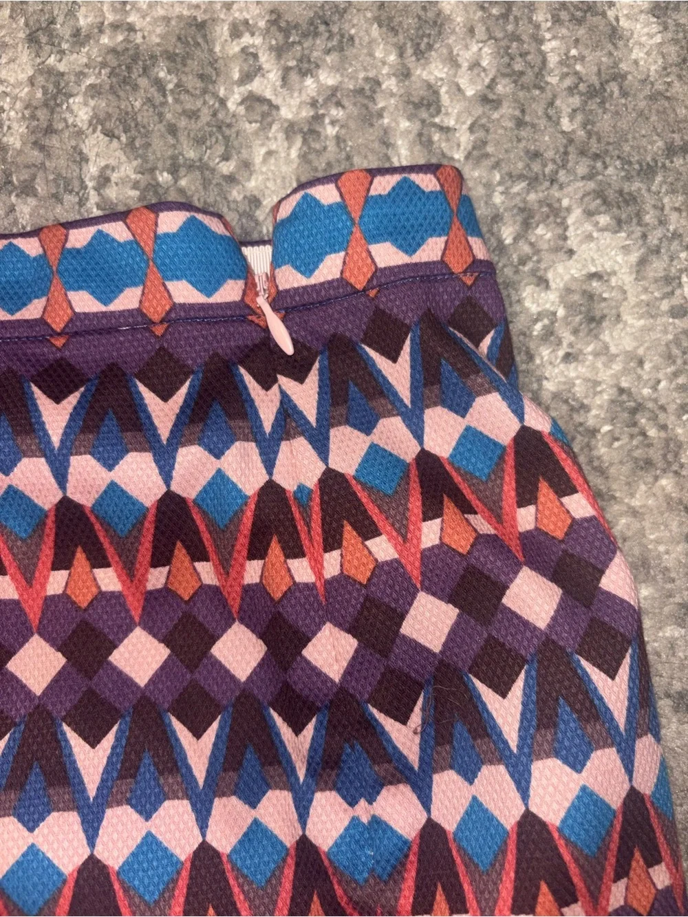 J. Crew Geometric Print Pencil Skirt